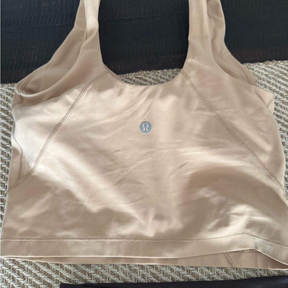 lululemon Tan Sports bra/ Tank top